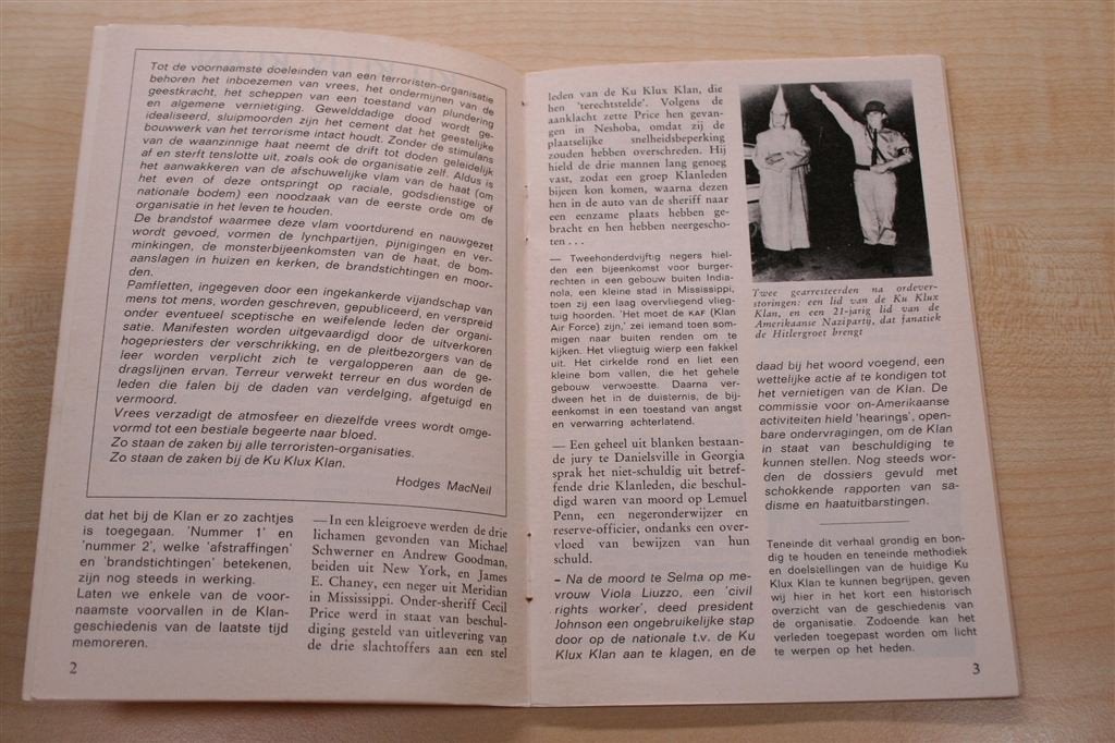 Ku Klux Klan [1966] — Geïllustreerde geschiedenis, Ophalen of Verzenden, Gelezen, Overige gebieden