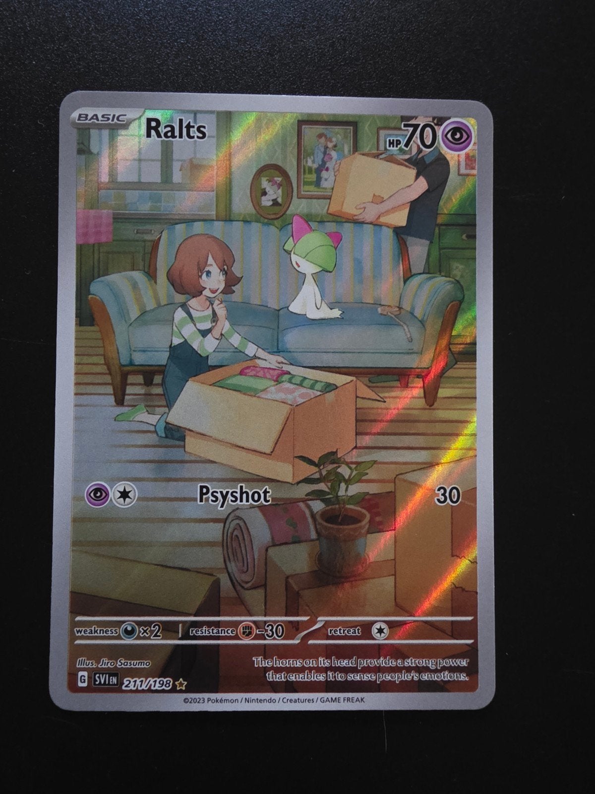 Ralts art pokemon kaart SVi 211, Ophalen of Verzenden, Nieuw