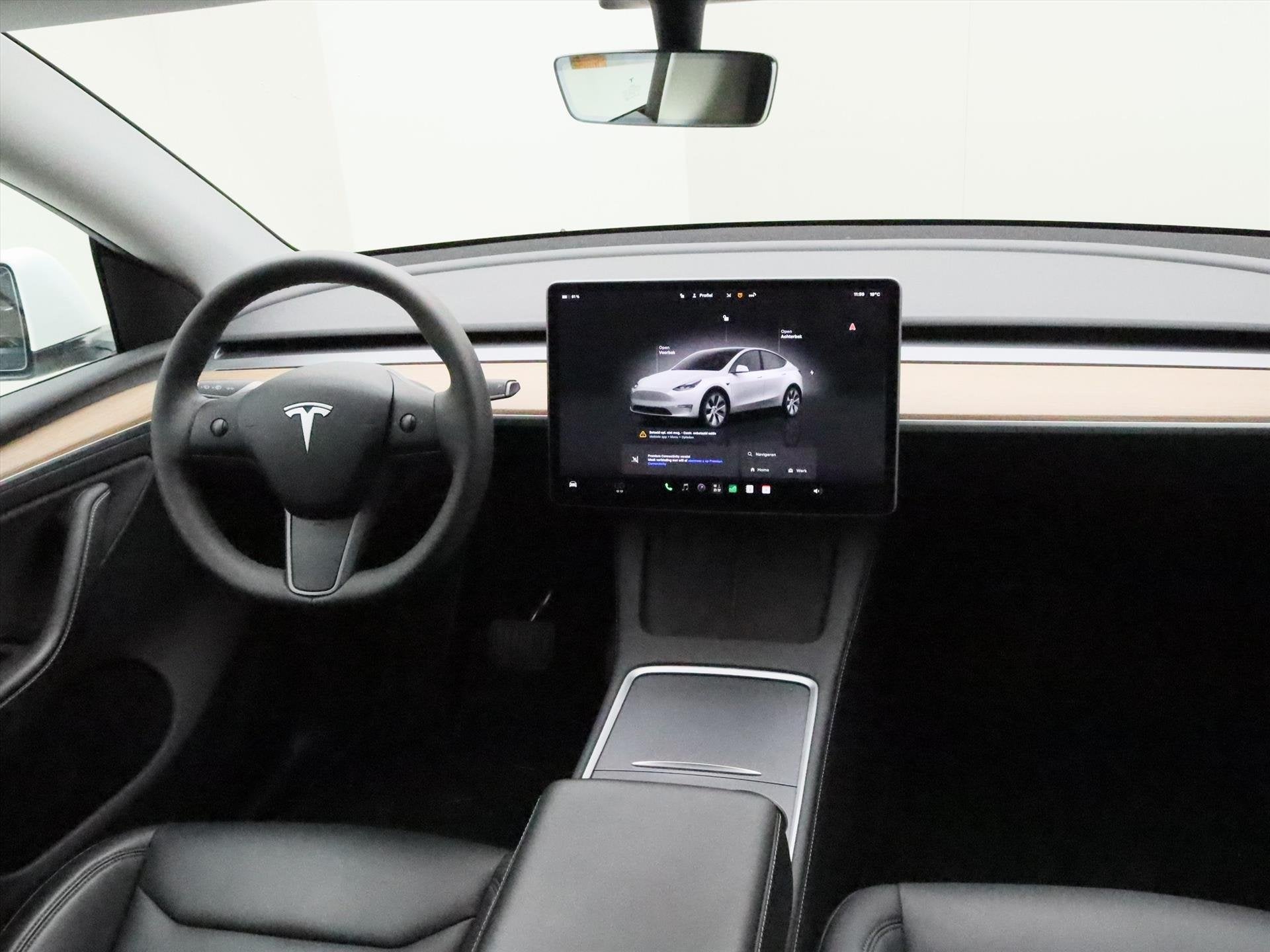 Tesla Model Y Long Range AWD 75kWh 351pk 94.4% SoH [ AMD RYZ, Automaat, Gebruikt, Zwart, Wit
