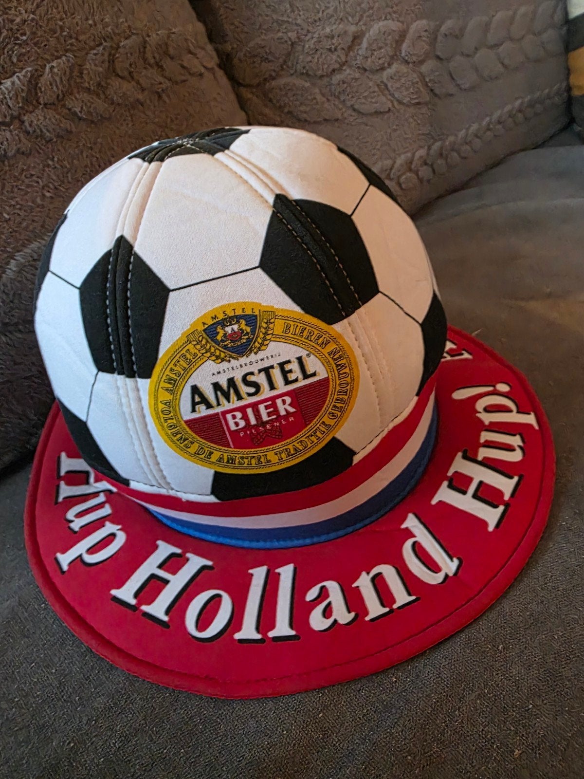 Amstel Bier Hup Holland Hup Voetbal Pet, Amstel Bier, One size fits all, Ophalen of Verzenden, Pet