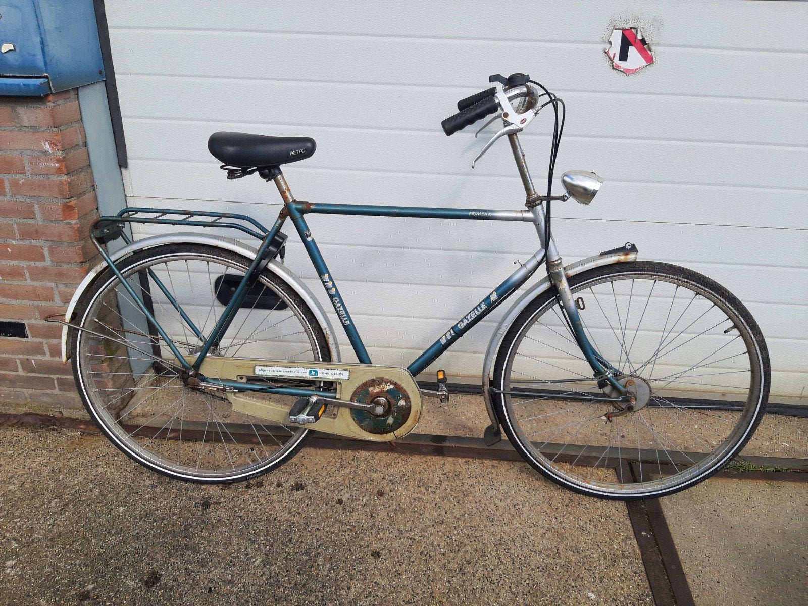Gazelle Herenfiets, Ophalen, Gebruikt, Versnellingen, 57 tot 61 cm
