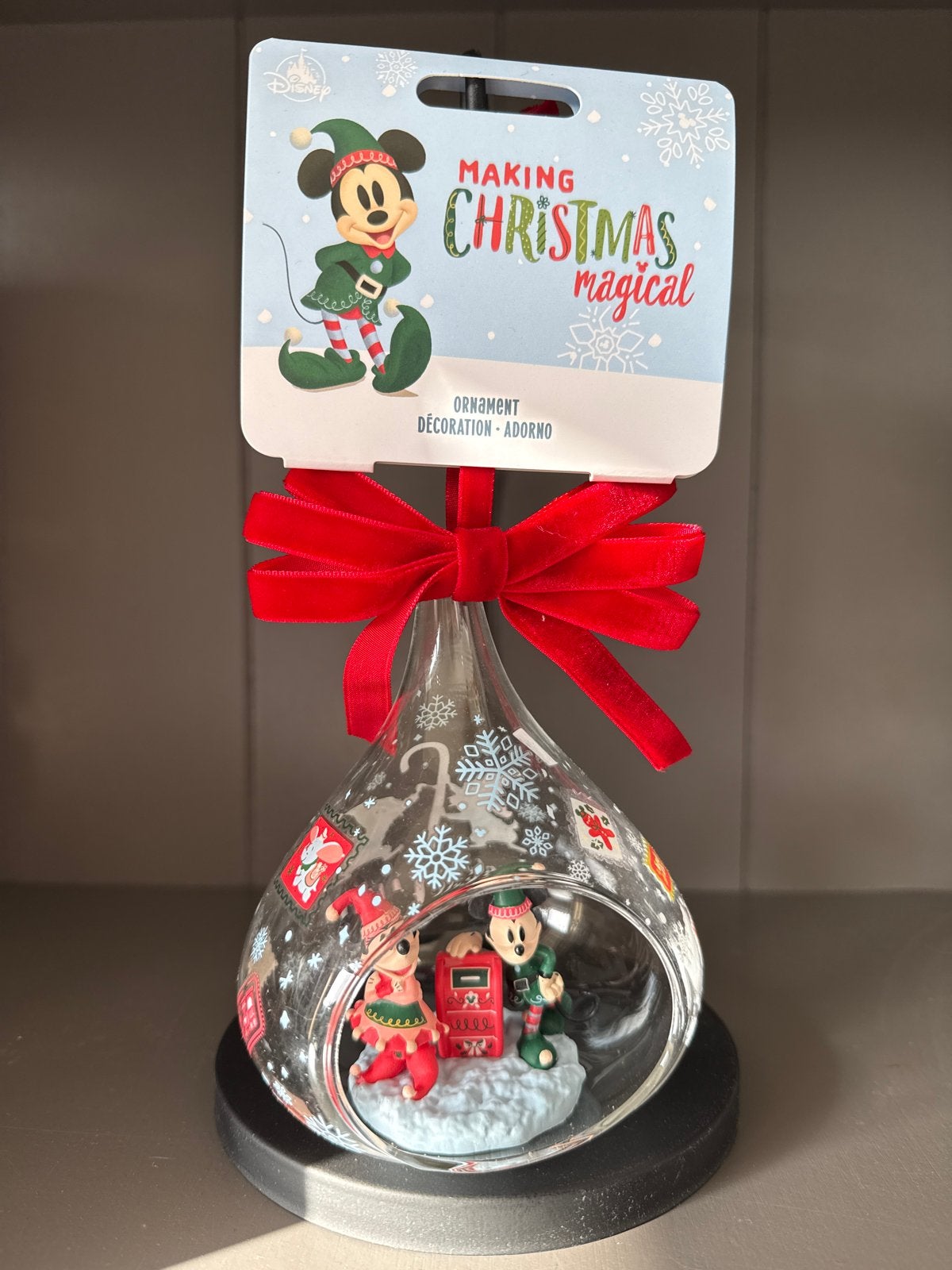 Kerst ornament disney mickey mouse, Ophalen of Verzenden, Nieuw