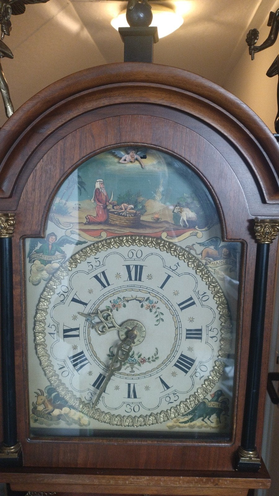 Friese staartklok Abrahams mechaniek, Antiek en Kunst, Ophalen of Verzenden