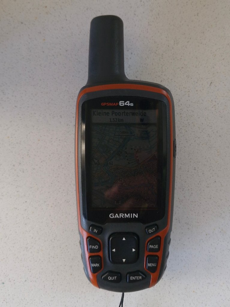 Garmin GPSMAP 64s met fietshouder, Ophalen of Verzenden, Zo goed als nieuw