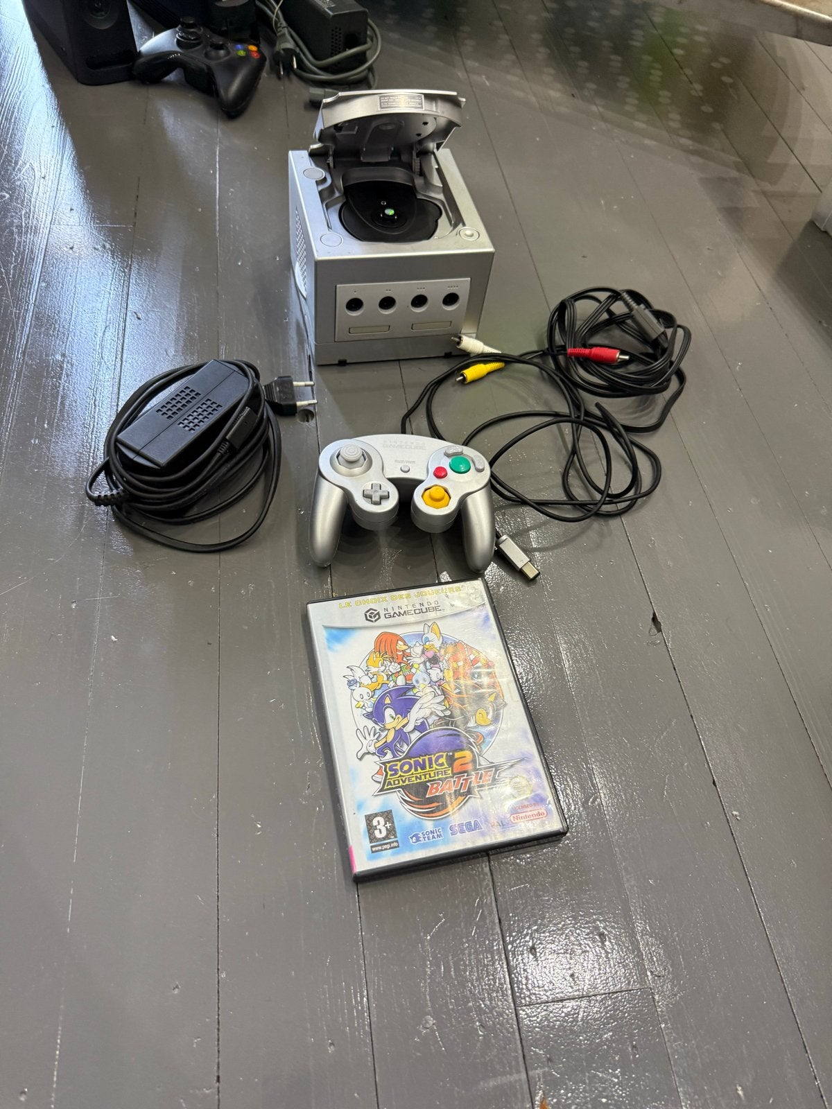 Nintendo Gamecube Zilver met controller, Spelcomputers en Games, Spelcomputers | Nintendo GameCube, Ophalen of Verzenden, Met 1 controller