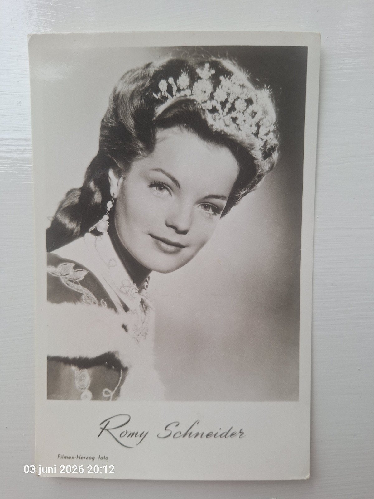 Sissi Romy Schneider kaart, Ophalen of Verzenden, Zo goed als nieuw, Film, Foto of Kaart