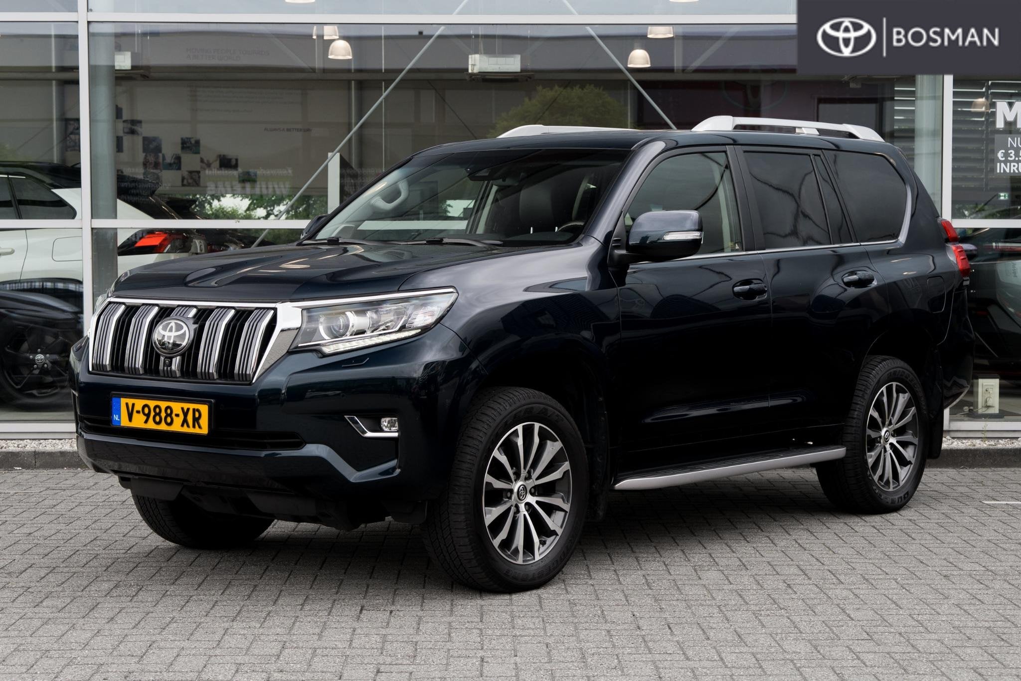 Toyota Land Cruiser 2.8 D-4D-F Executive Blind Van, Auto's, Gebruikt, Euro 6, 4 cilinders, Blauw