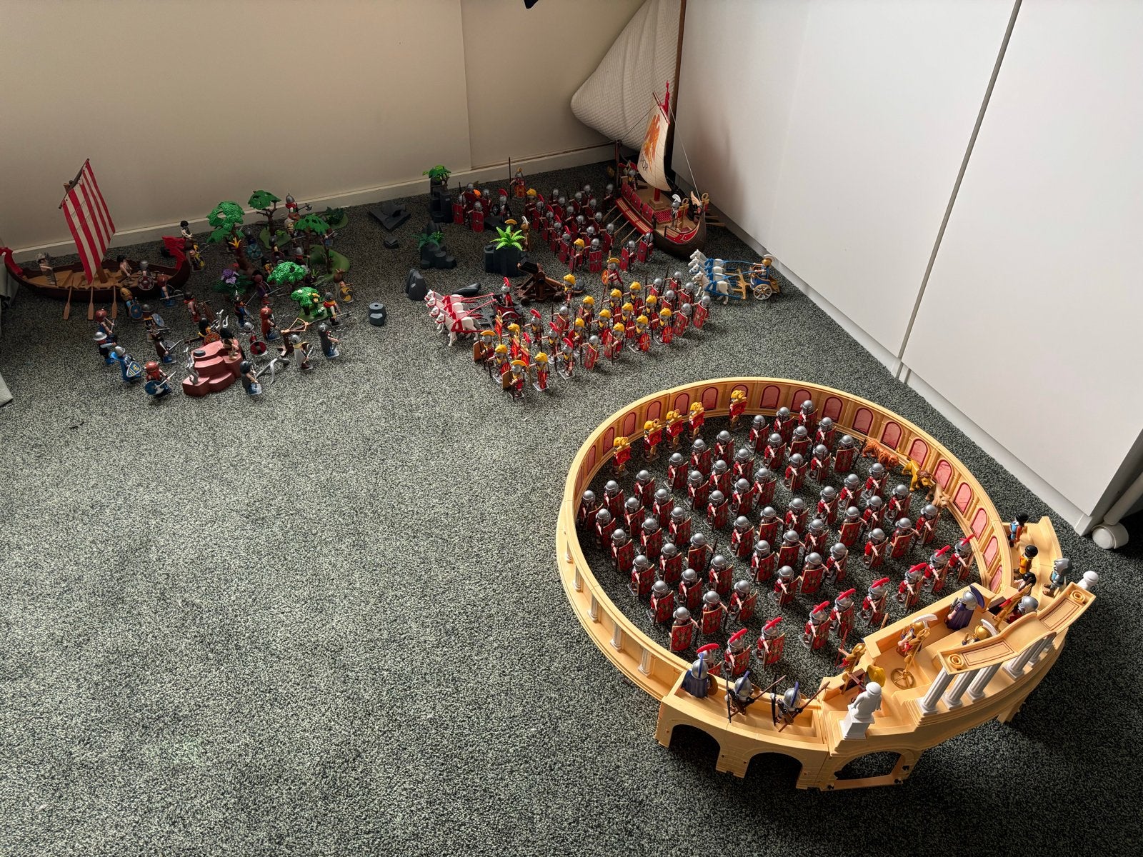 Playmobil Romeinen en Vikingen Verzameling, Gebruikt, Complete set, Overige typen, Historisch