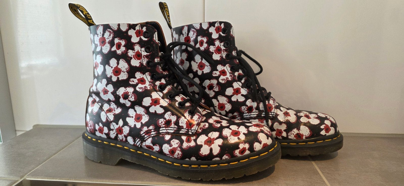 Dr. Martens 1460 Pascal Floral Boots maat 41, Overige kleuren, Lage of Enkellaarzen, Ophalen of Verzenden, Dr. Martens