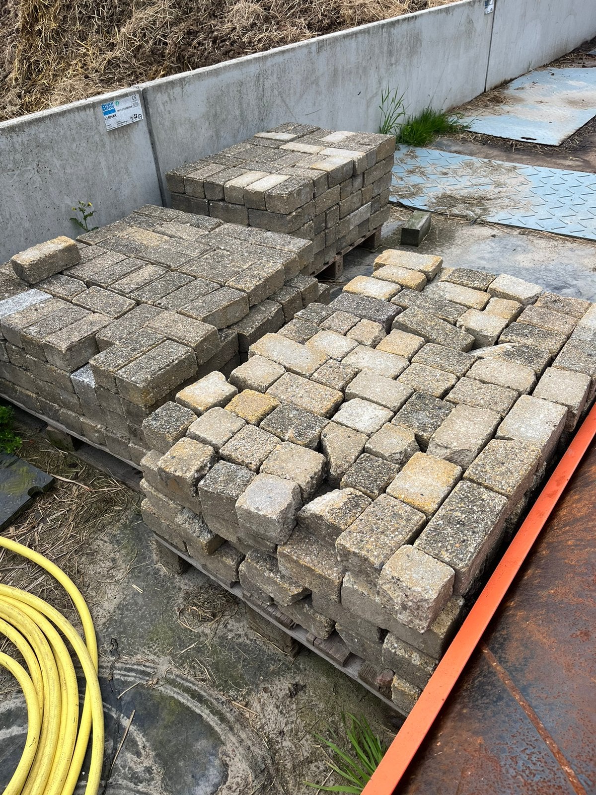 BKK klinkers 15 /18 m2 incl Halfjes, Tuin en Terras, Ophalen of Verzenden, Zo goed als nieuw, Beton, Klinkers