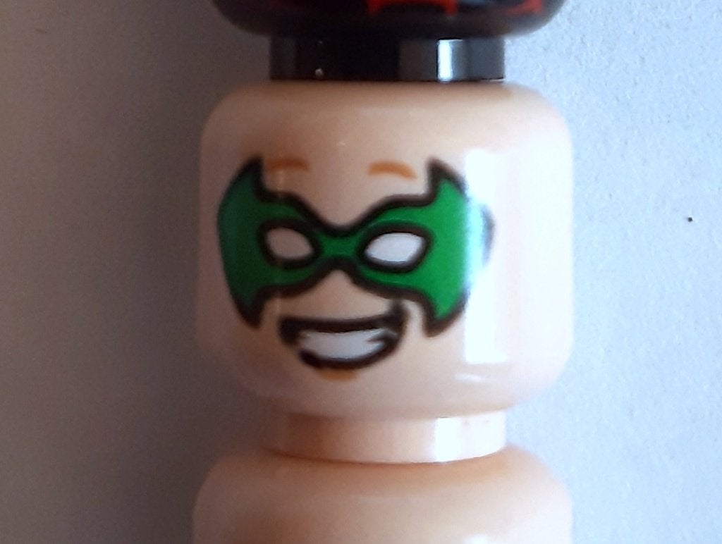 3626pb1194: Green Domino Mask, Ophalen of Verzenden, Zo goed als nieuw, Minifiguur, Lego