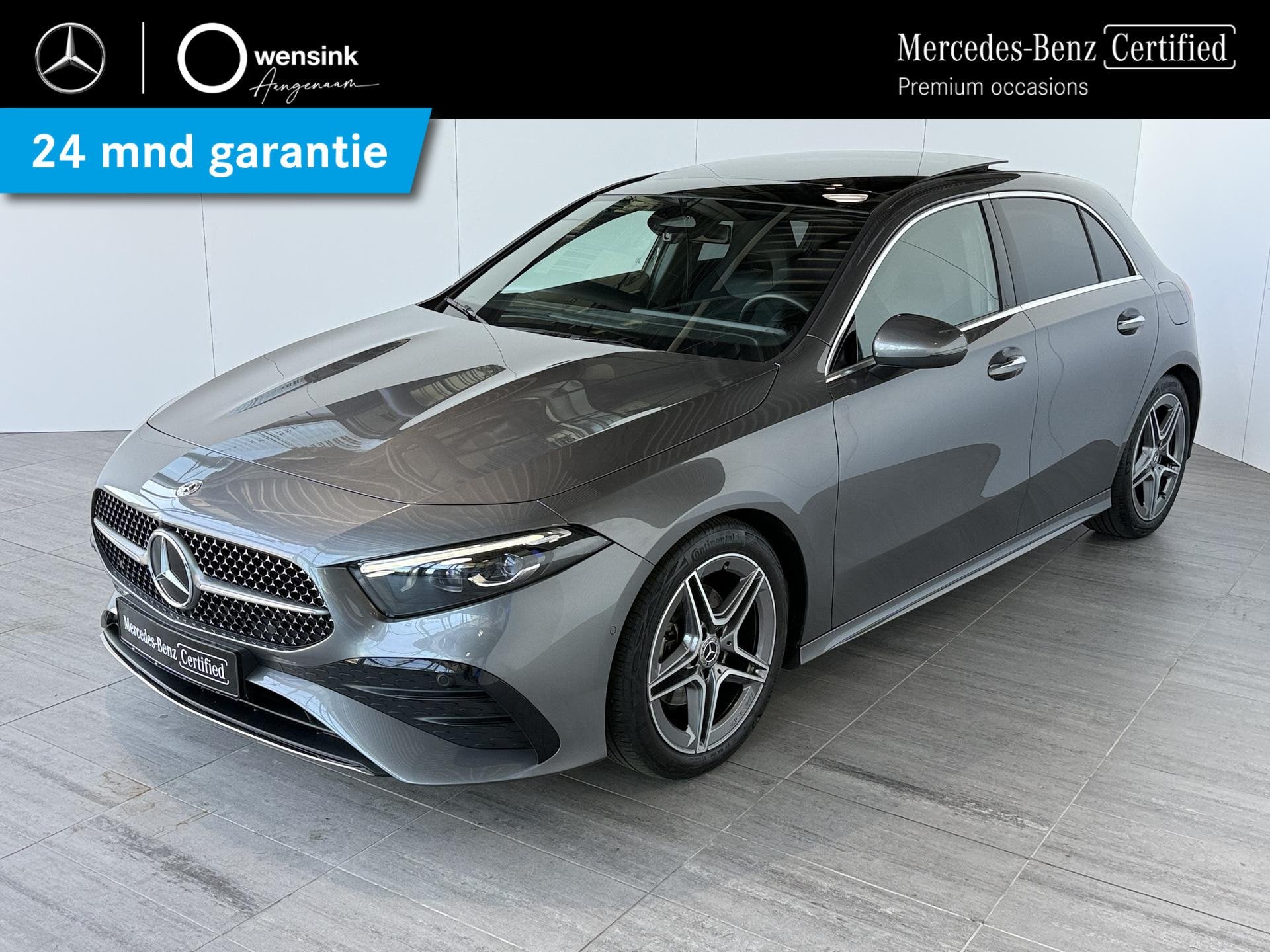 Mercedes-Benz A-klasse 180 Business Solution AMG | Achterrui, Auto's, Dealer onderhouden, Gebruikt, 4 cilinders, Origineel Nederlands