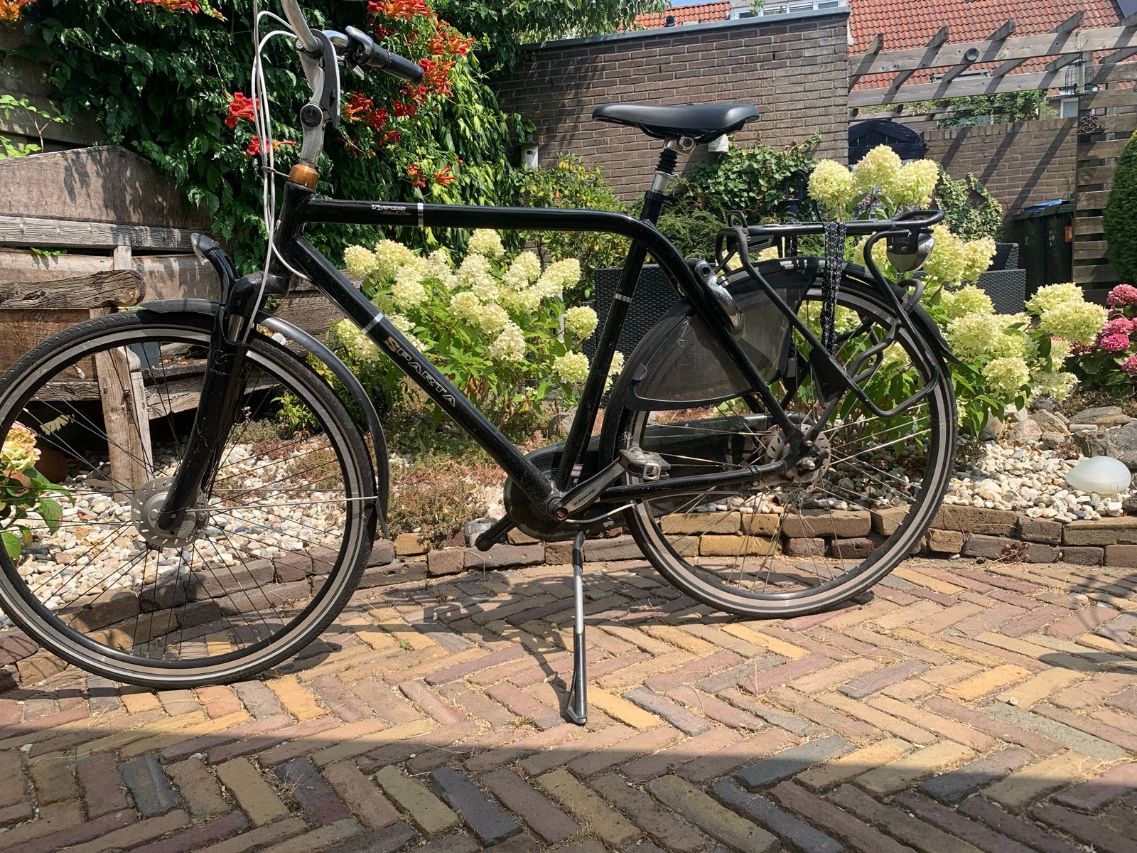 Sparta Transporter damesfiets - Zwart, Fietsen en Brommers, Fietsen | Heren | Herenfietsen, Ophalen, Gebruikt, Sparta, Versnellingen