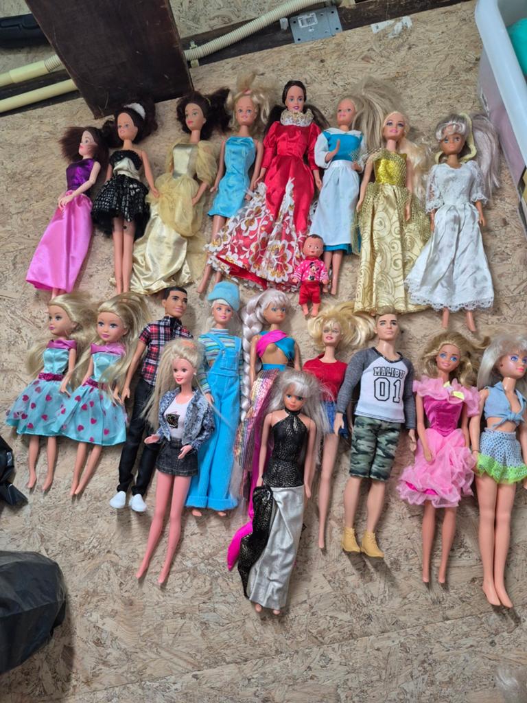 Grote collectie Mattel Barbiepoppen met accessoires, Ophalen