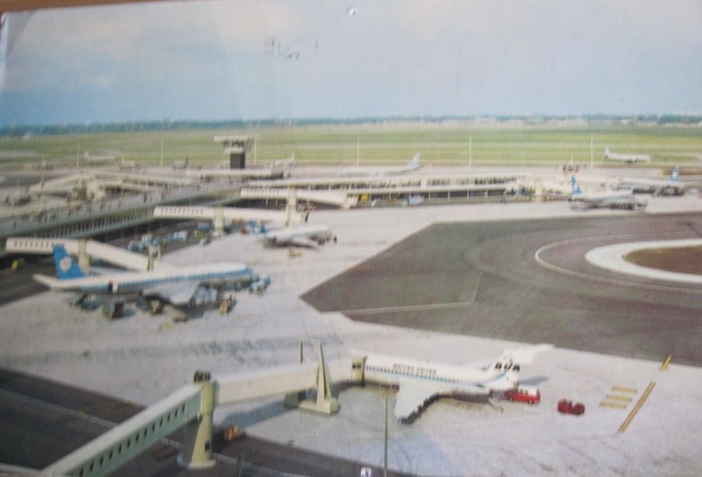 Luchthaven Schiphol - zestiger jaren, Verzamelen, Verzenden, 1960 tot 1980, Gelopen