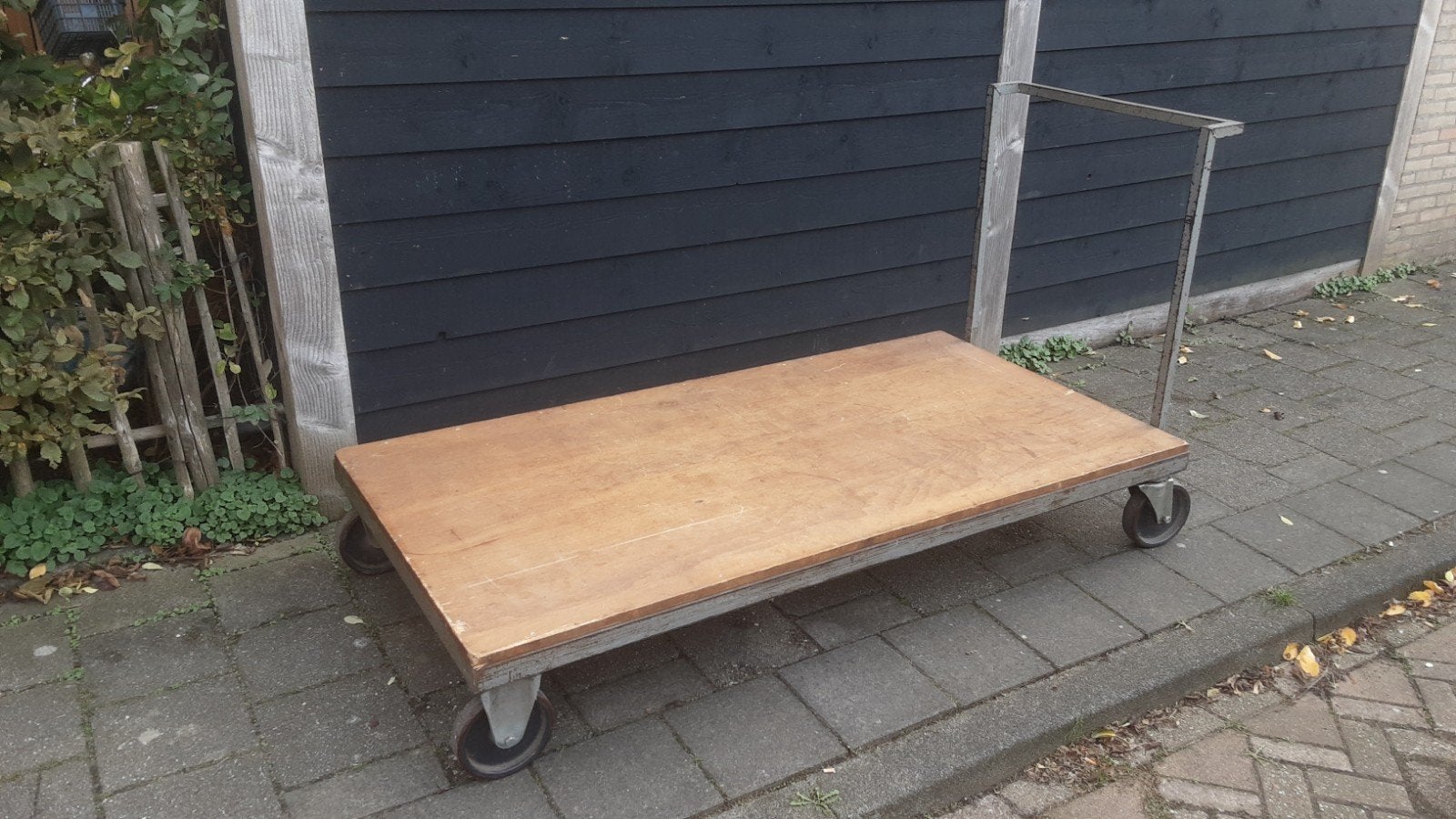 Stevige Transportkar op Wielen - 200x100x115 cm, Doe-het-zelf en Verbouw, Ophalen, Gebruikt, Transportkar