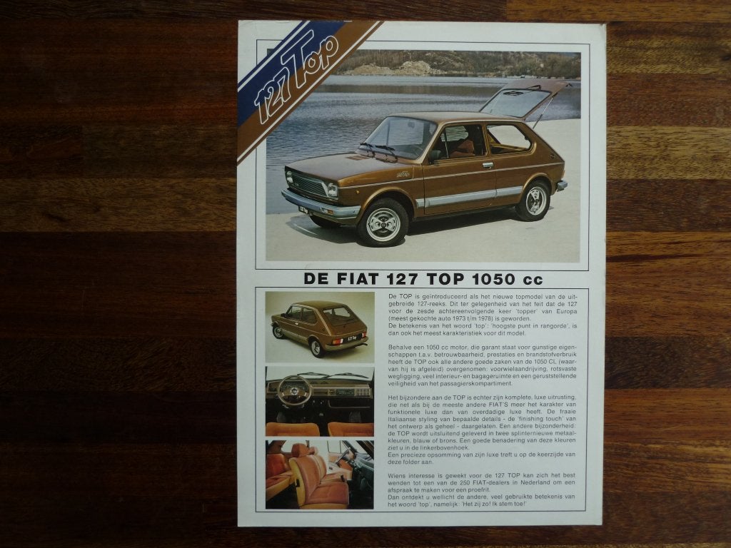 Fiat 127 Top (1979), Ophalen of Verzenden, Nieuw, Overige merken