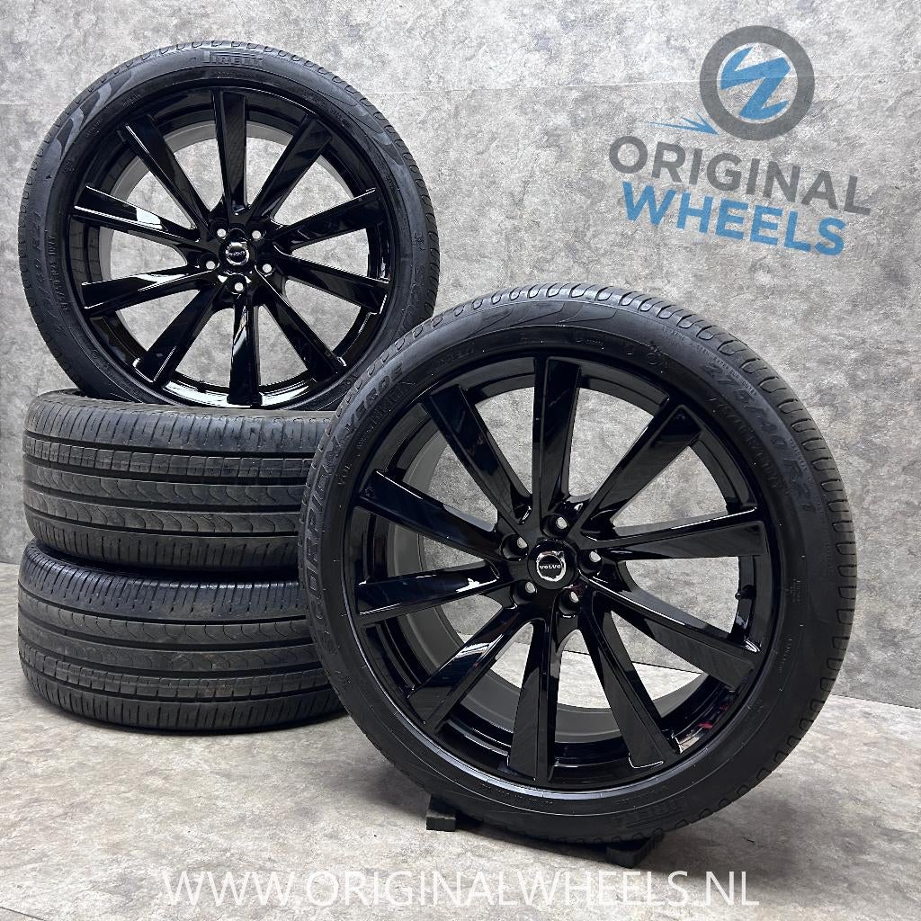 21 inch originele velgen + zomerbanden Volvo XC90, Gebruikt, Banden en Velgen, Personenwagen, Zomerbanden