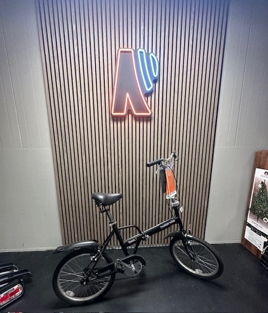 Hollandia Travel 1 vouwfiets - Zwart, 20 inch of meer, Gebruikt, Versnellingen, Totaal opvouwbaar