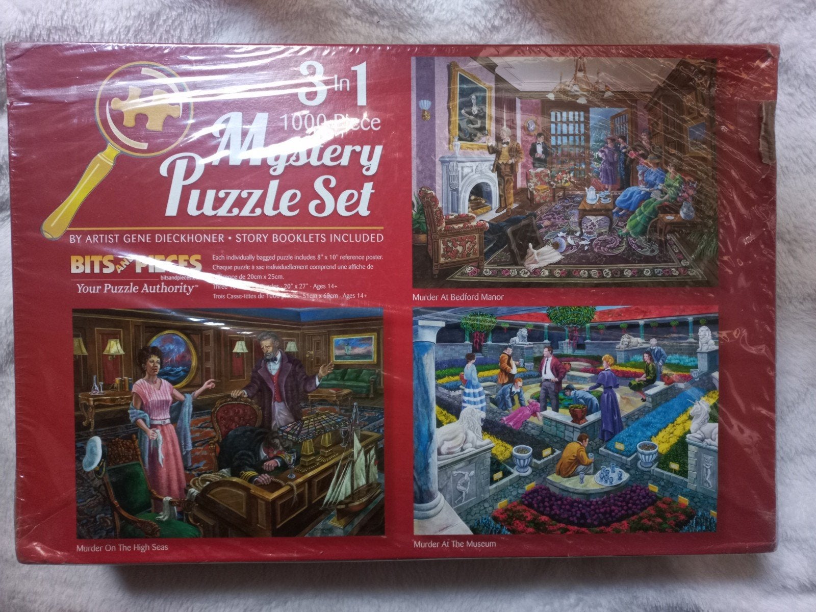 Bits and Pieces Mystery Puzzles - 3x1000 - NEW, Ophalen of Verzenden, Nieuw