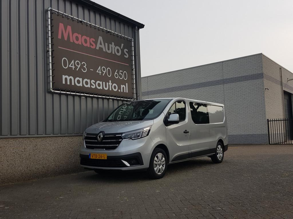 Renault Trafic 2.0 dCi 131 pk T29 L2-H1 dubbele-cabine 6 per, Auto's, Bestelauto's, Voorwielaandrijving, LED verlichting, Stof