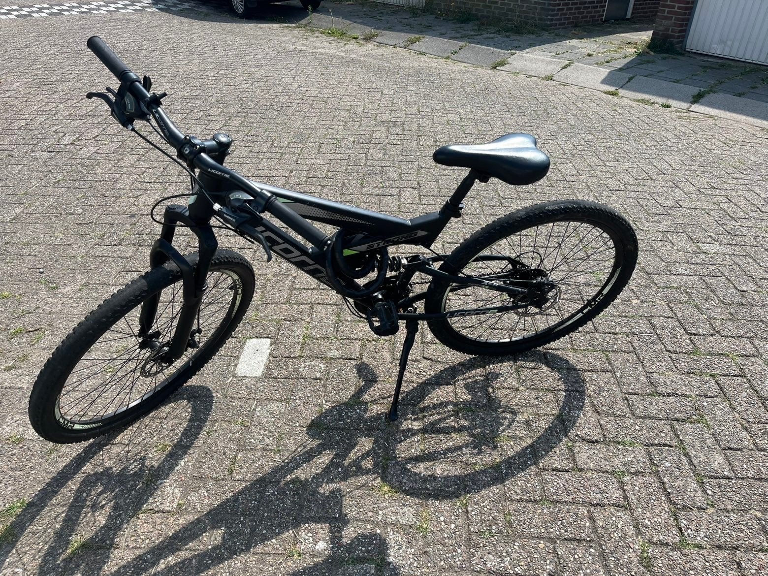 Mountainbike Licorne Strong - Remmen defect, makkelijk te fi, Overige merken, Gebruikt, Ophalen of Verzenden, Schijfrem