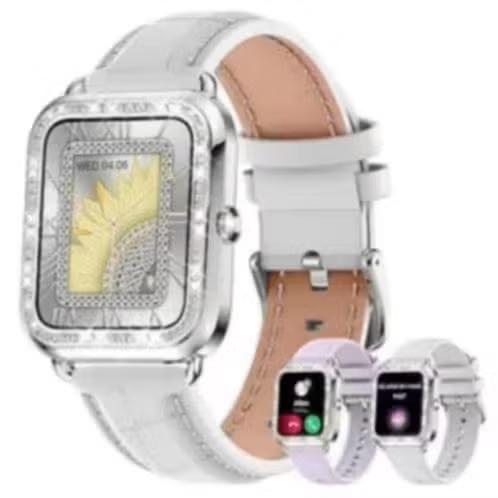 Fitonyo smartwatch I68 dames, diamantjes, EUR 20,99, Afstand, Wit, IOS, Ophalen of Verzenden