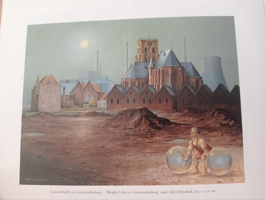Theo Voorzaat: Kunstboek met surrealistische schilderijen, Ophalen of Verzenden, Zo goed als nieuw, Overige onderwerpen, Koen Nieuwendijk