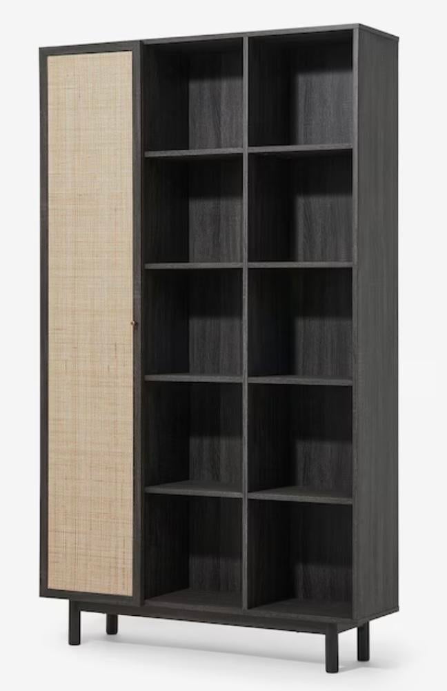 Made Pavia boekenkast zwart, Ophalen, 100 tot 150 cm, Zo goed als nieuw, 150 tot 200 cm