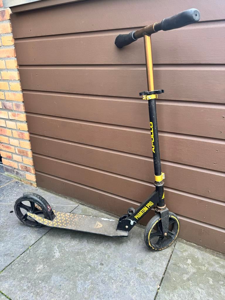 Phantom Pro Apollo step zwart goud, verstelbaar, Fietsen en Brommers, Ophalen, Gebruikt, Gewone step