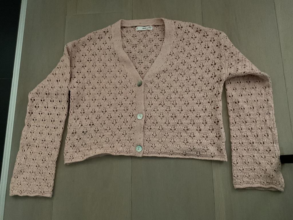Zalm kleurig vest maat L, Ophalen of Verzenden, Zo goed als nieuw, Maat 38/40 (M), Roze