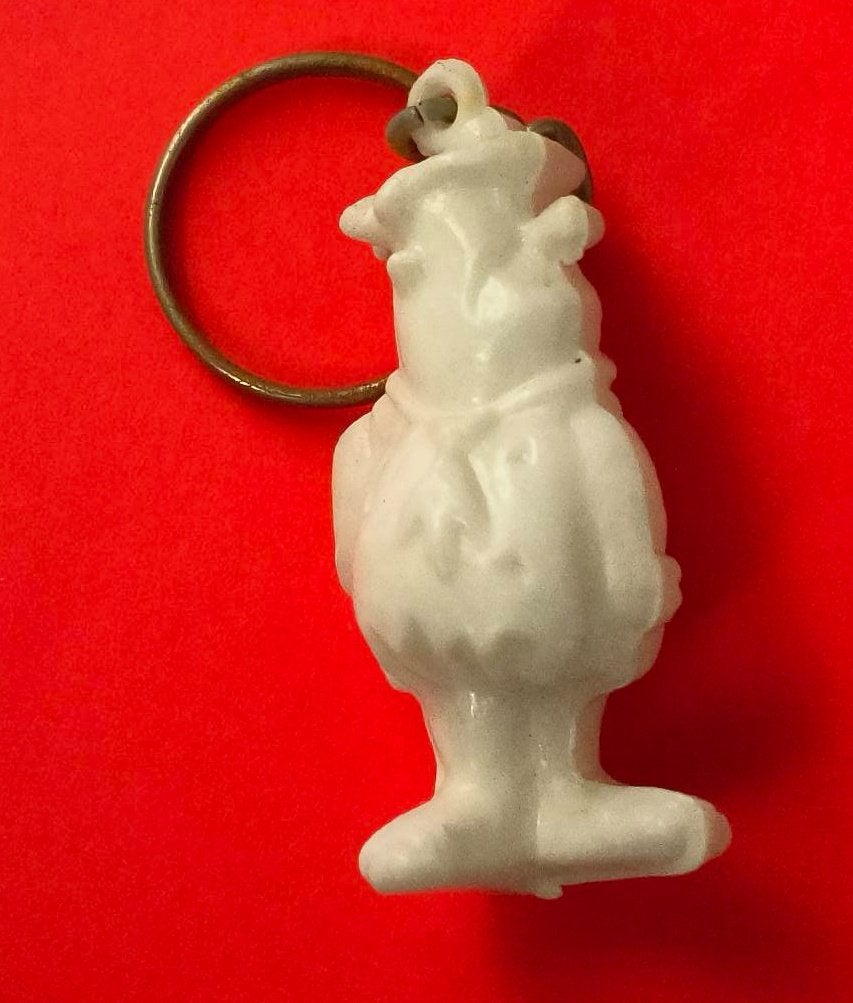 Fred Flintstone ( uit Flintstones ) sleutelhanger (wit), Verzamelen, Sleutelhangers, Zo goed als nieuw, Knuffel of Figuurtje, Ophalen of Verzenden