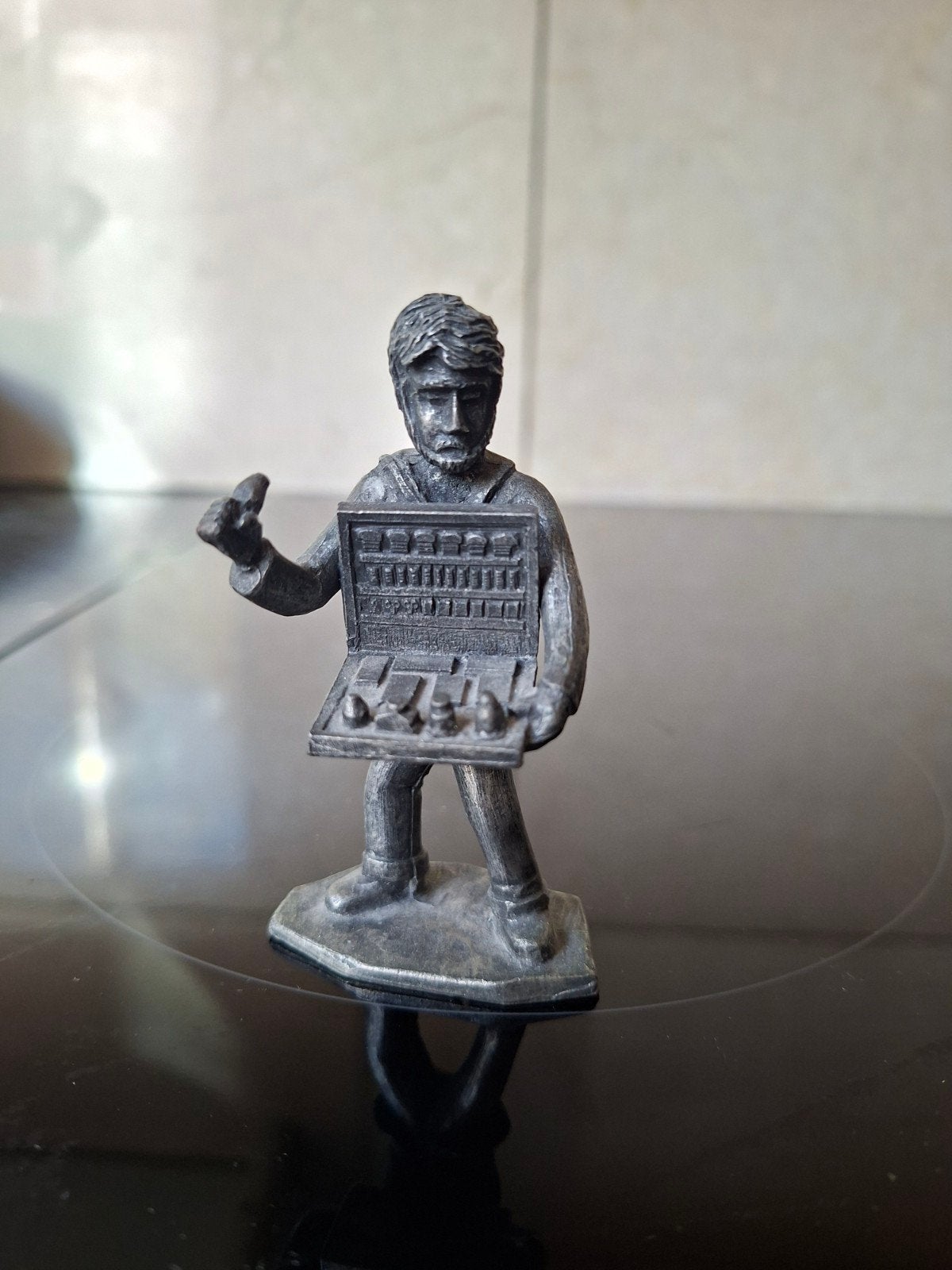 Tin figuur ambacht: Schoenmaker - serie ambachten, Ophalen of Verzenden