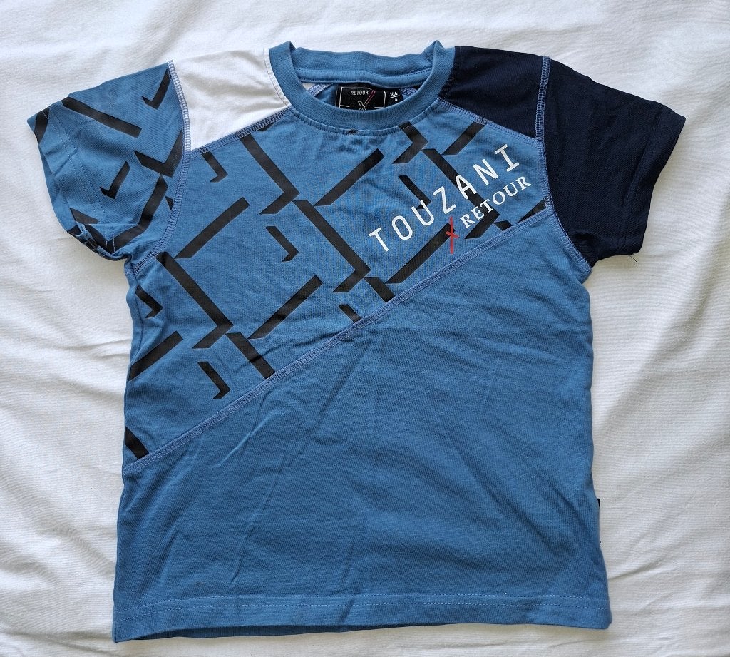 Retour Touzani tshirt 104, Ophalen of Verzenden, Zo goed als nieuw, Shirt of Longsleeve, Jongen