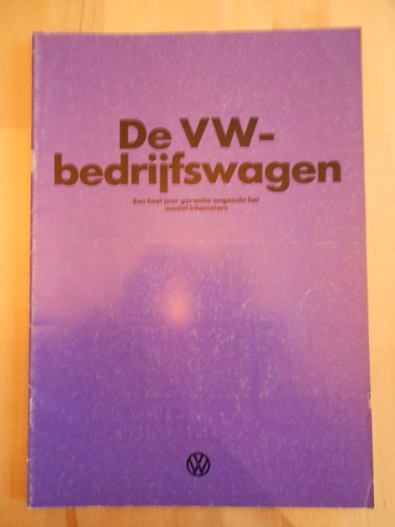 Volkswagen Transporter T2 Brochure 1976, Volkswagen, Ophalen of Verzenden, Zo goed als nieuw, Volkswagen
