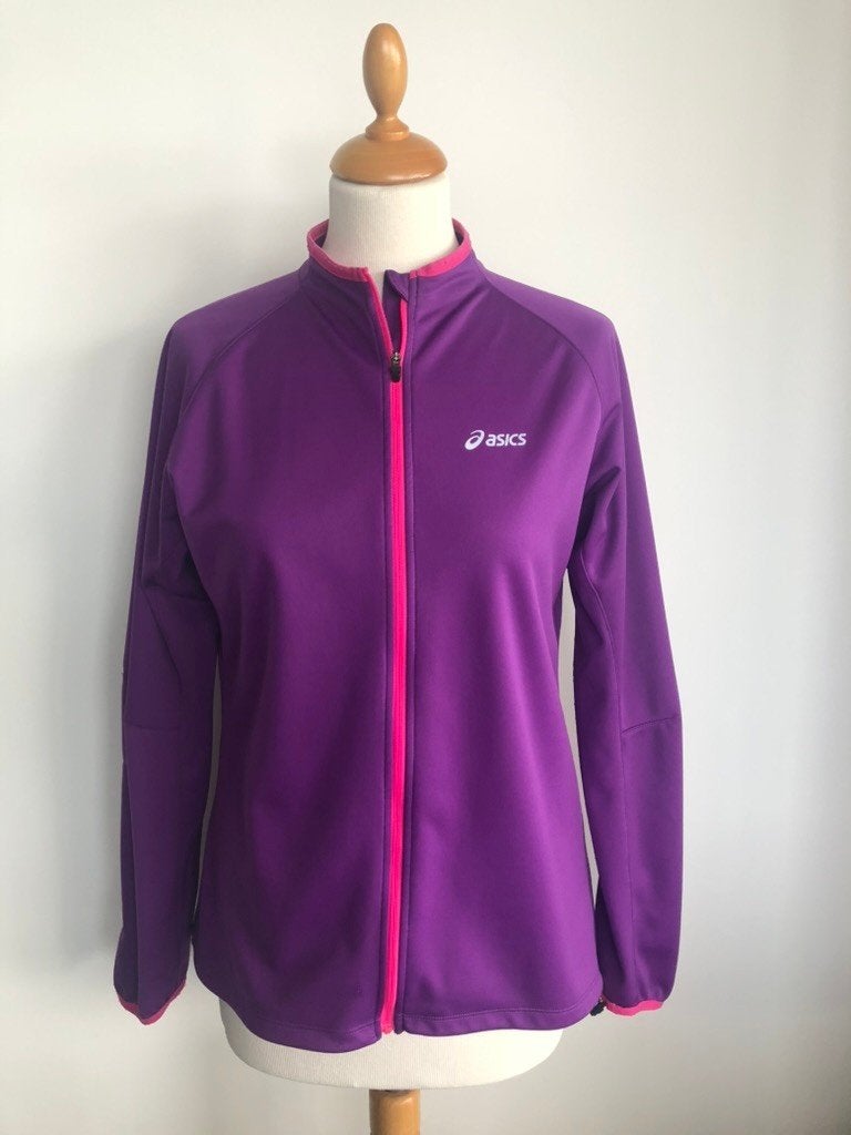 Sportjack ASICS, maat M, Maat 38/40 (M), Verzenden, Paars, Gedragen
