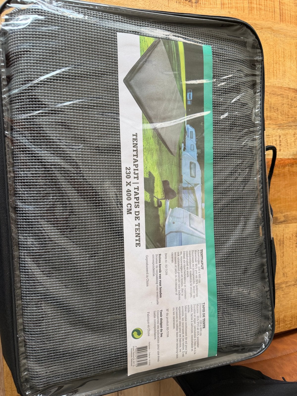 Gloednieuw Tenttapijt 230 x 400 cm voor Caravan/Camper, Caravans en Kamperen, Tentaccessoires, Ophalen, Nieuw