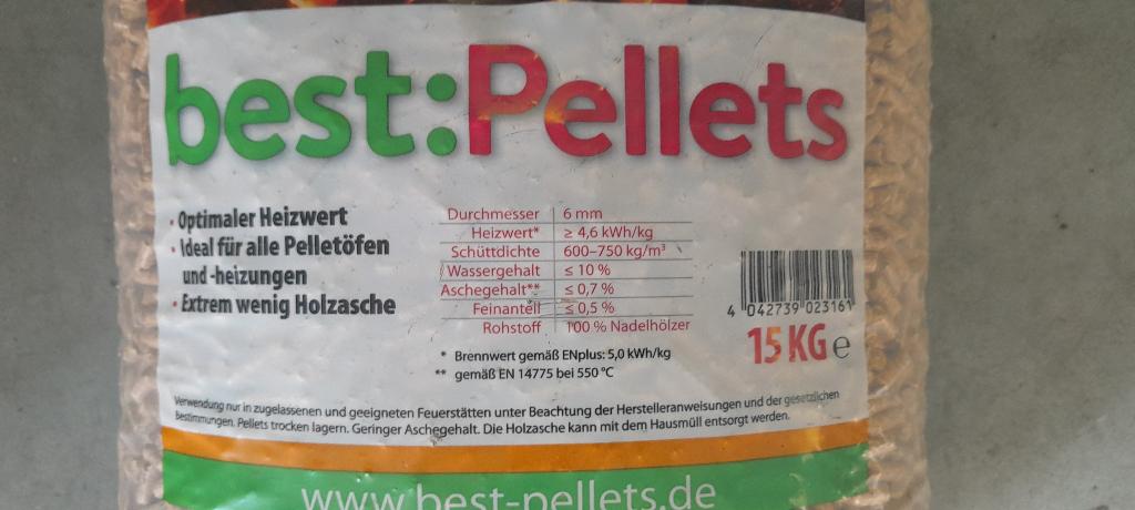 Best Pellets, houtpellets voor Uw pelletkachel, Minder dan 3 m³, Ophalen, Overige houtsoorten, Blokken