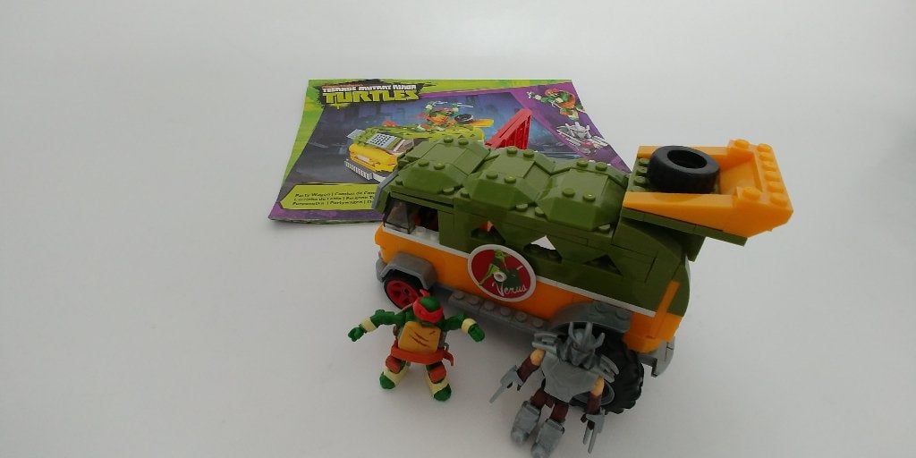 Megabloks bouwset Teenage Mutant Ninja Turtles - party wagon, Ophalen of Verzenden, Zo goed als nieuw, Megabloks