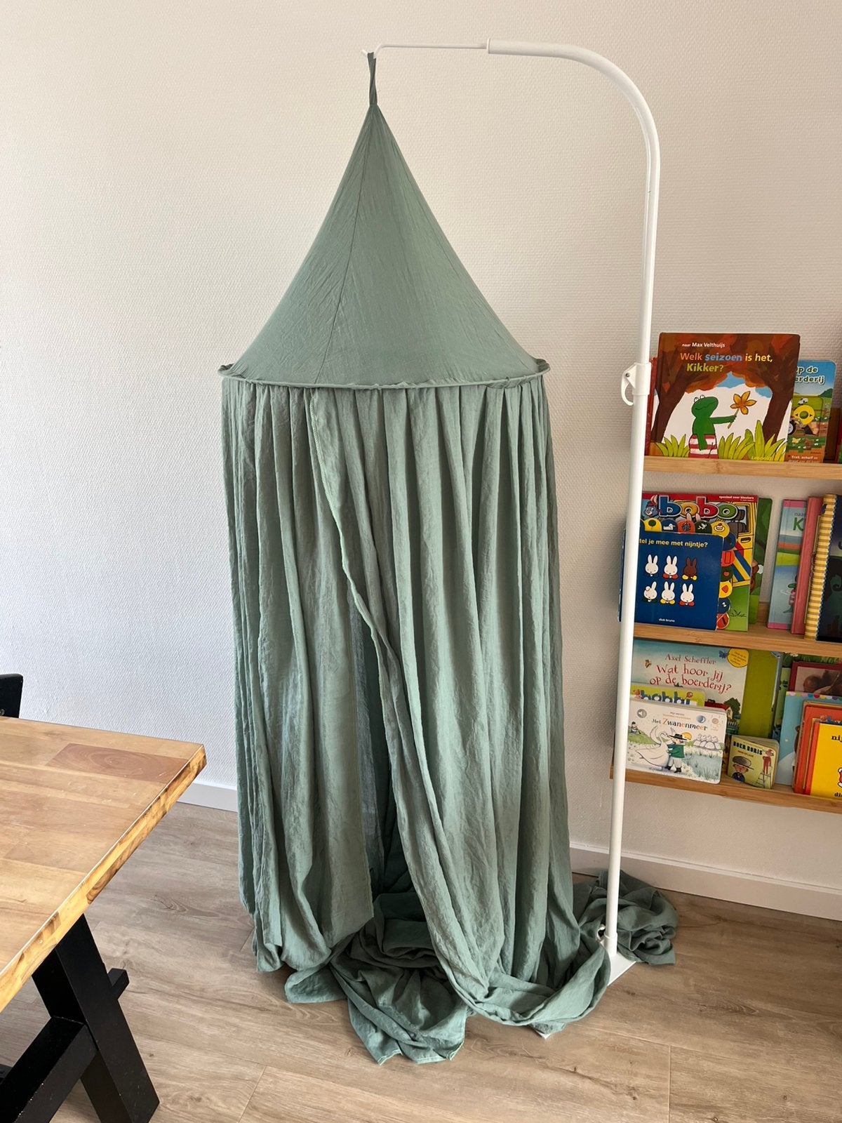 Jollein hemeltje/klamboe groen, Ophalen, Groen, Verstelbaar, Jollein