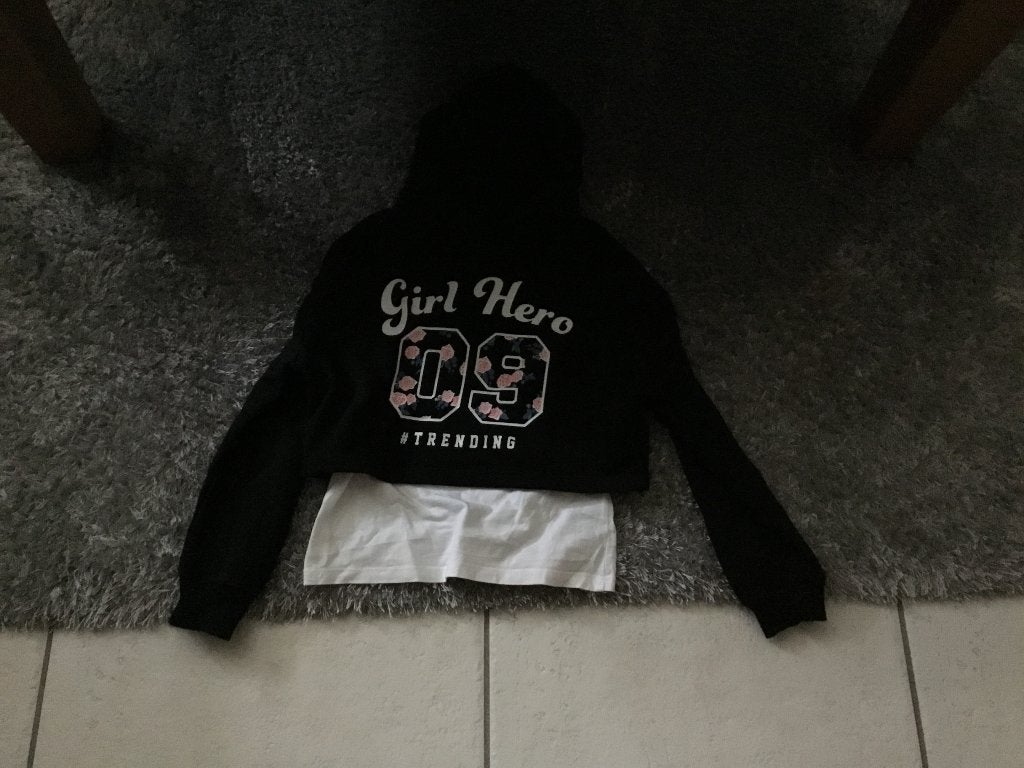 Hoodie meisje, maat 134/140, C&A, Meisje, Trui of Vest, Ophalen of Verzenden