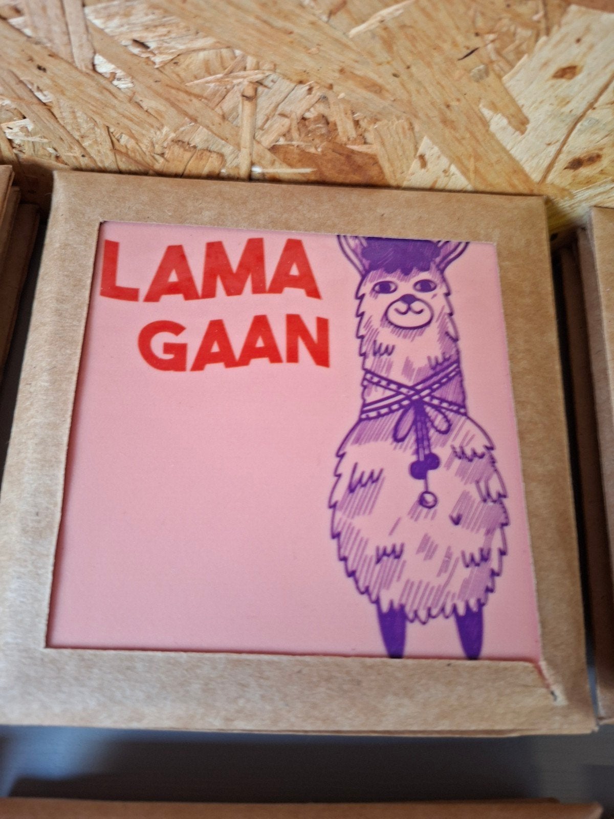 Leuk tegeltje met tekst, Ophalen of Verzenden, Nieuw
