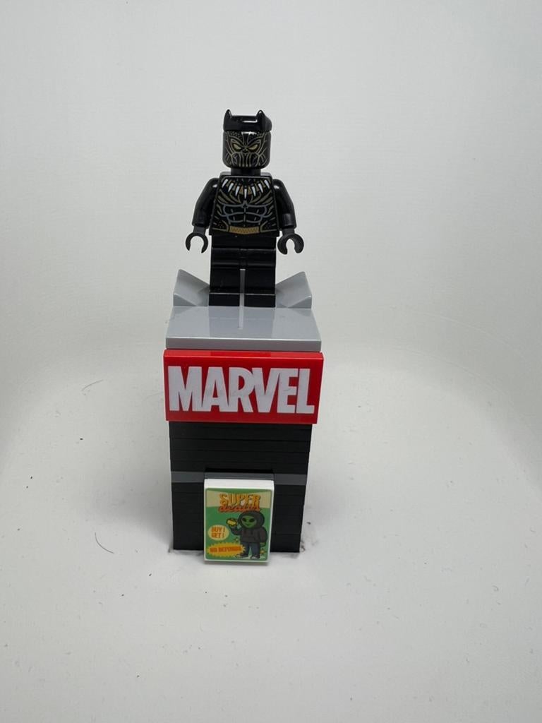 Lego marvel sh0477 Erick Killmonger (golden jaguar), Ophalen of Verzenden, Zo goed als nieuw