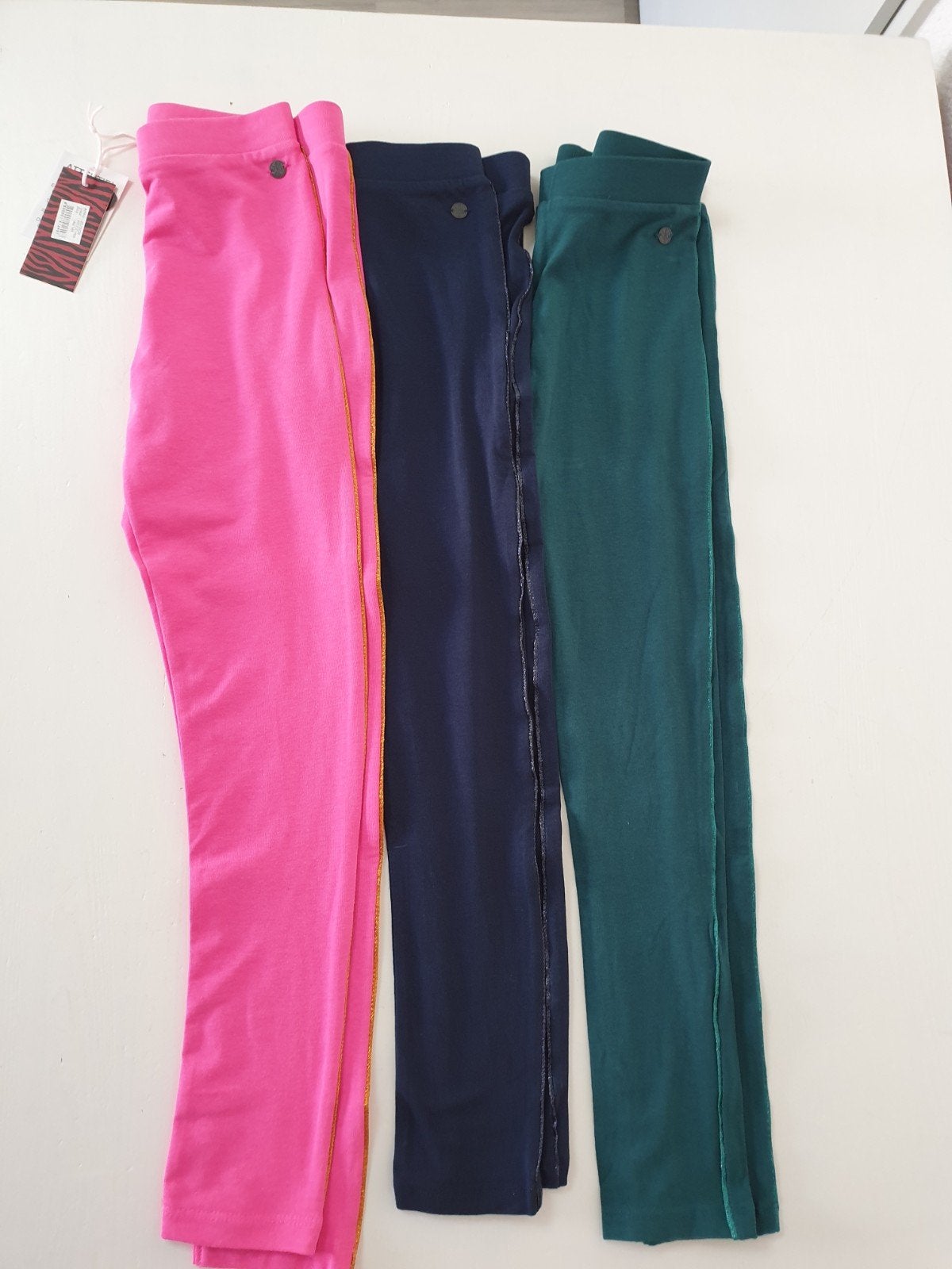 3 Nieuwe Persival Leggings, roze, blauw en groen, 140-146, Ophalen of Verzenden, Nieuw, Persival, Meisje