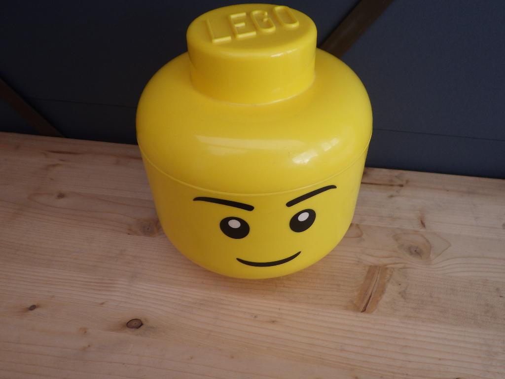 Lego Opbergbox Hoofd, Kinderen en Baby's, Speelgoed | Duplo en Lego, Ophalen of Verzenden, Zo goed als nieuw