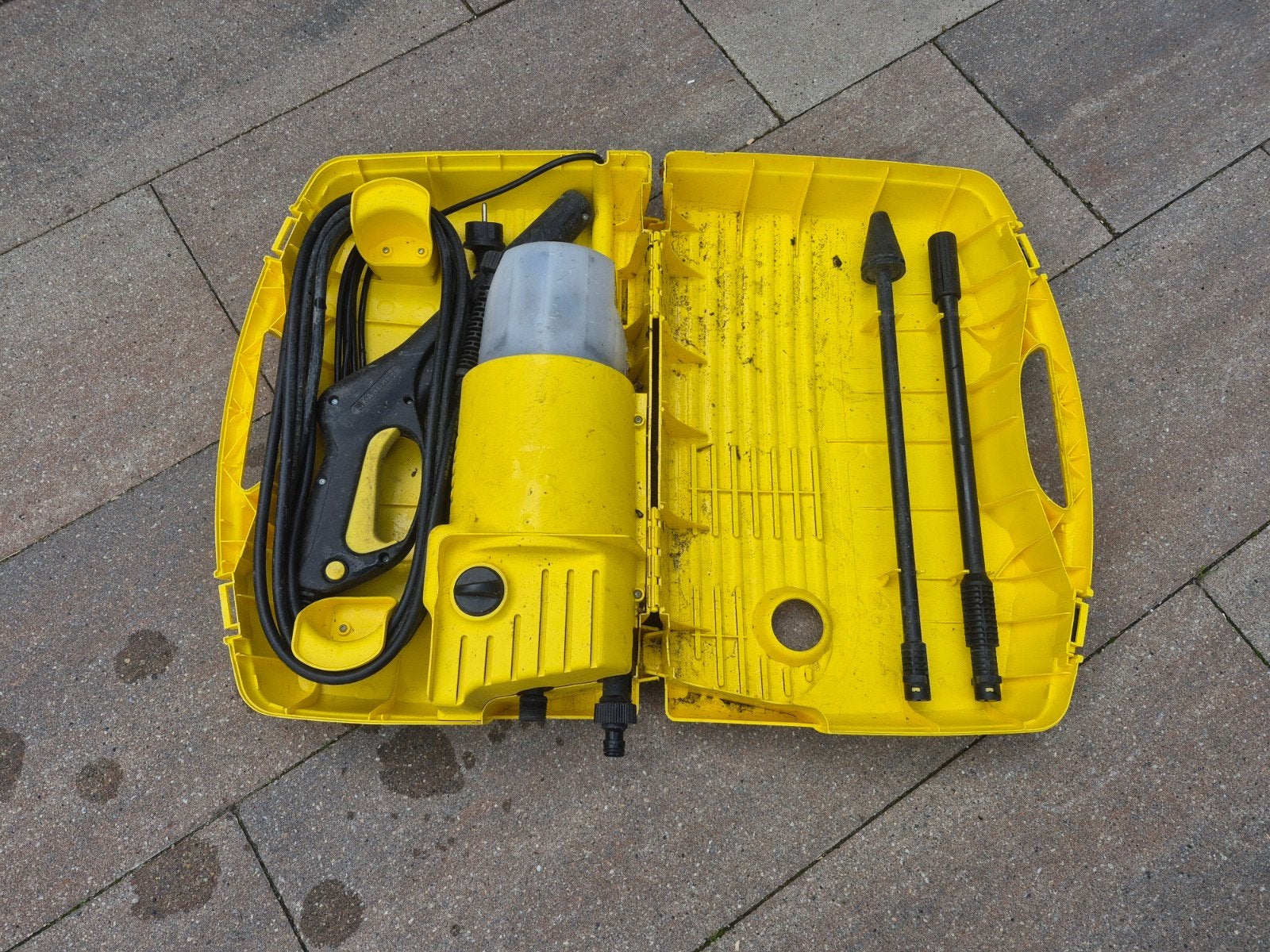 Kärcher 270 Hogedrukreiniger in Koffer, Gebruikt, Met autostop en -start, Karcher terras reiniger, Ophalen of Verzenden