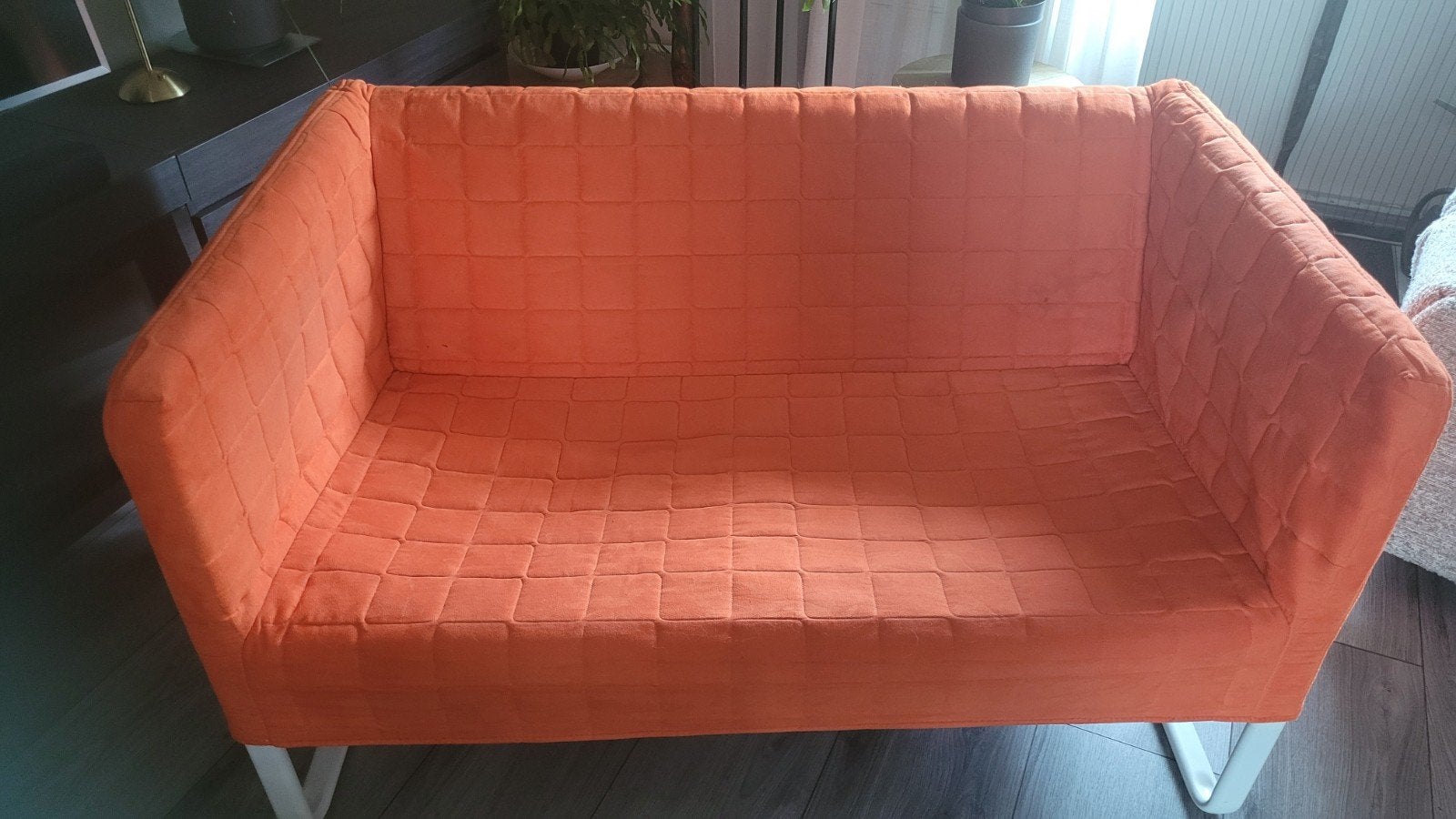 Comfortabele IKEA knopparp bankje, Gebruikt, Overige maten, 75 tot 100 cm, Ophalen of Verzenden
