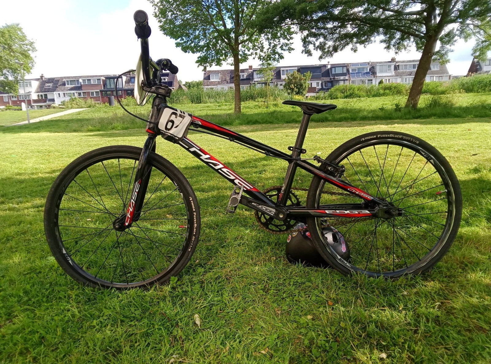 Chase Edge BMX Racefiets - Zo goed als nieuw, Ophalen, Velgrem, Chase, Aluminium