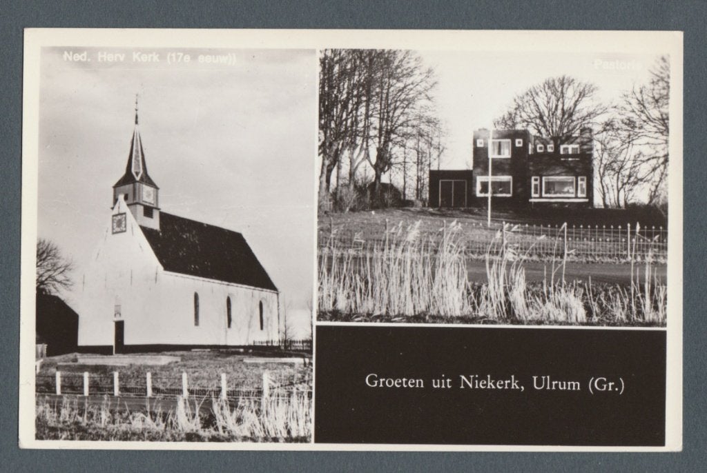 Groeten uit Niekerk, Ulrum (Gr), Verzenden, 1960 tot 1980, Ongelopen, Groningen