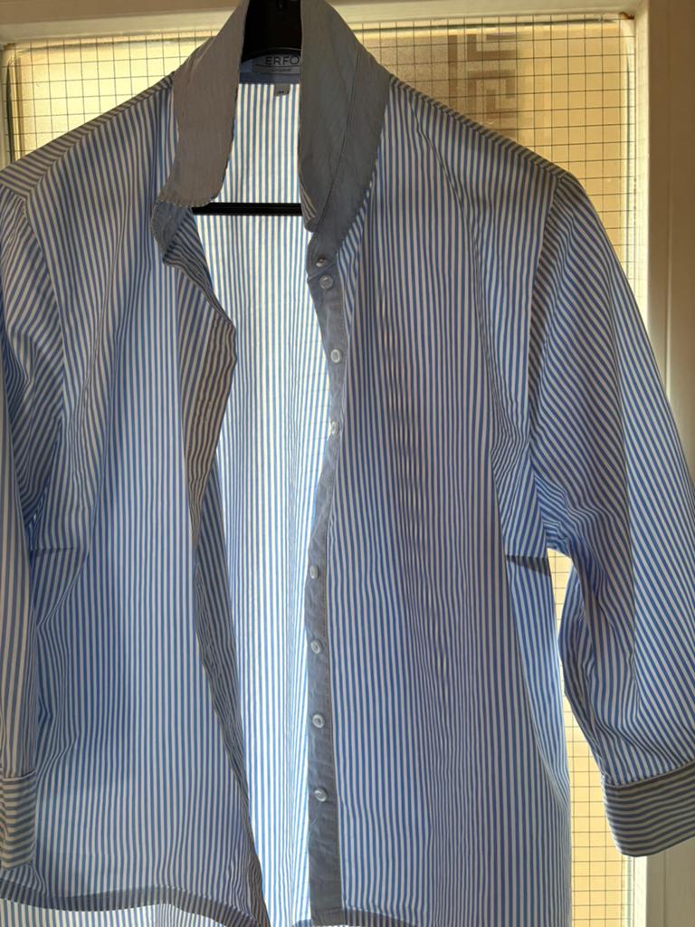 Streepje mt 44  blouse 3/4 mouw, Kleding | Dames, Blouses en Tunieken, Ophalen of Verzenden, Zo goed als nieuw, Maat 42/44 (L)